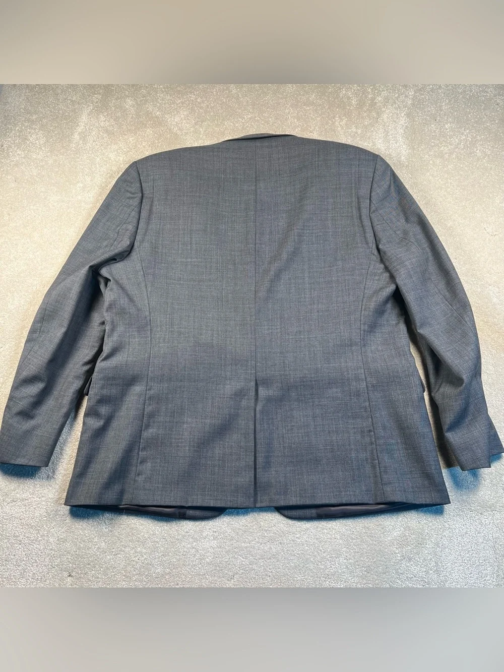 Lauren Ralph Lauren Gray Sport Coat Blazer Jacket 2 Button 100% Wool Men's 46R